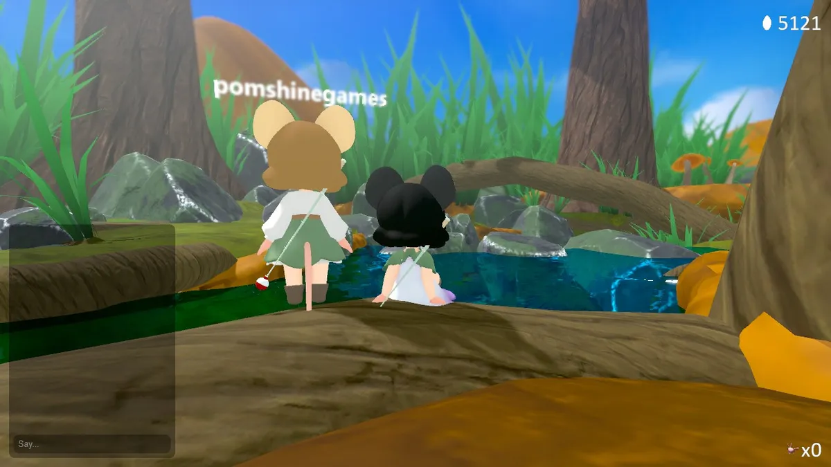 Puddle Pond: Mouse Fishing