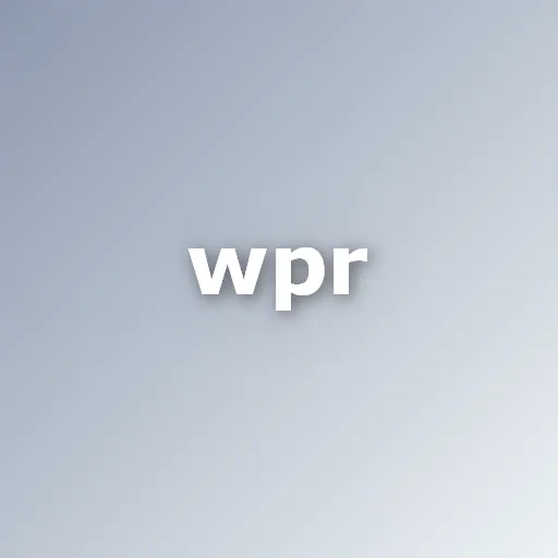 wpr logo