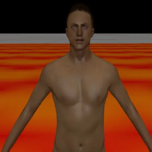 naked man simulator
