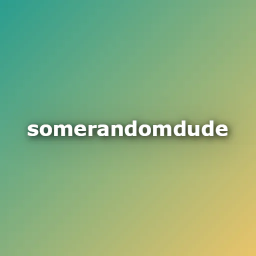 somerandomdude logo