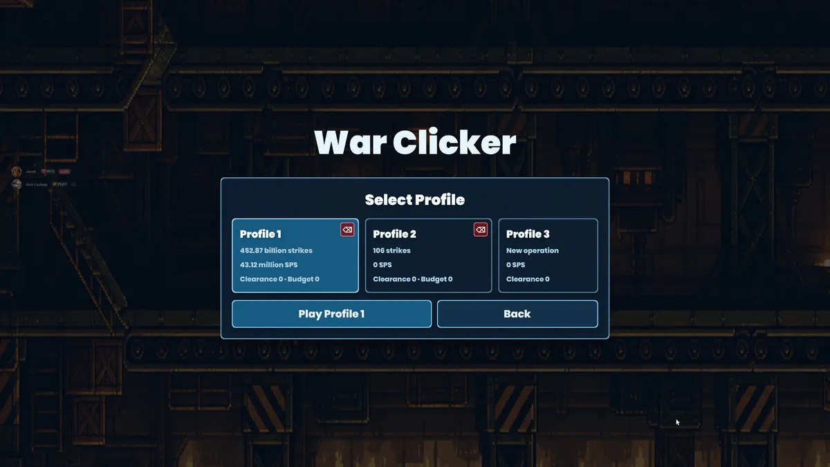 WAR Clicker media 2