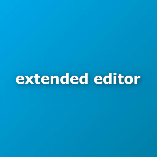 Extended Editor