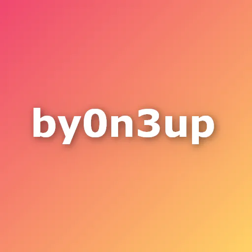 by0n3up logo
