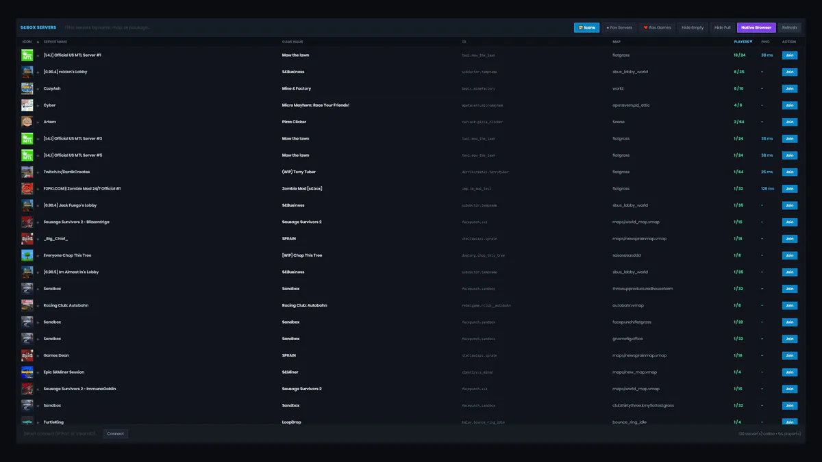 Server Browser