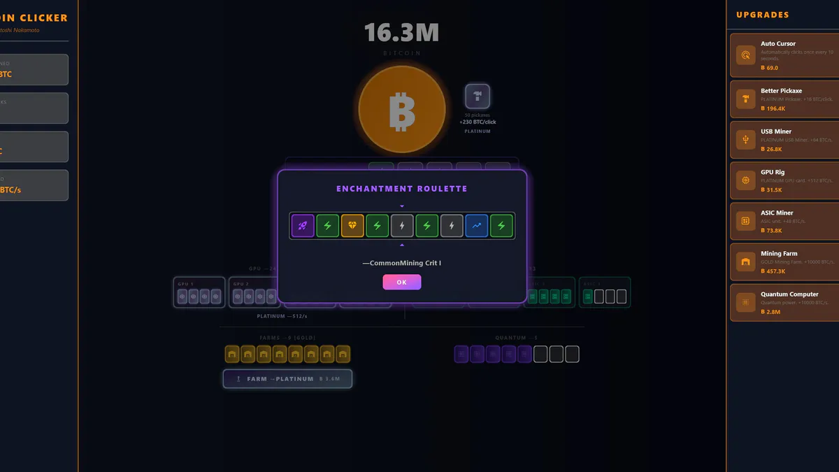 Bitcoin Clicker