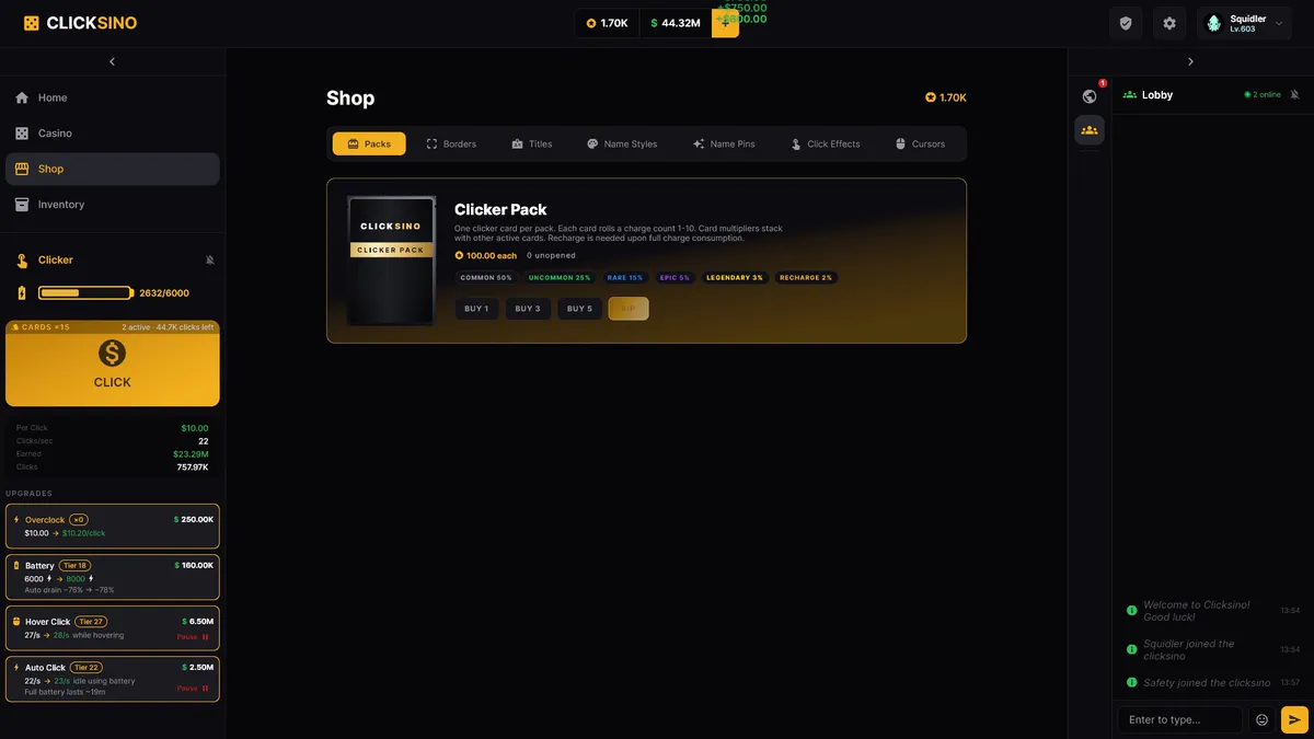 🎲 Clicksino media 5