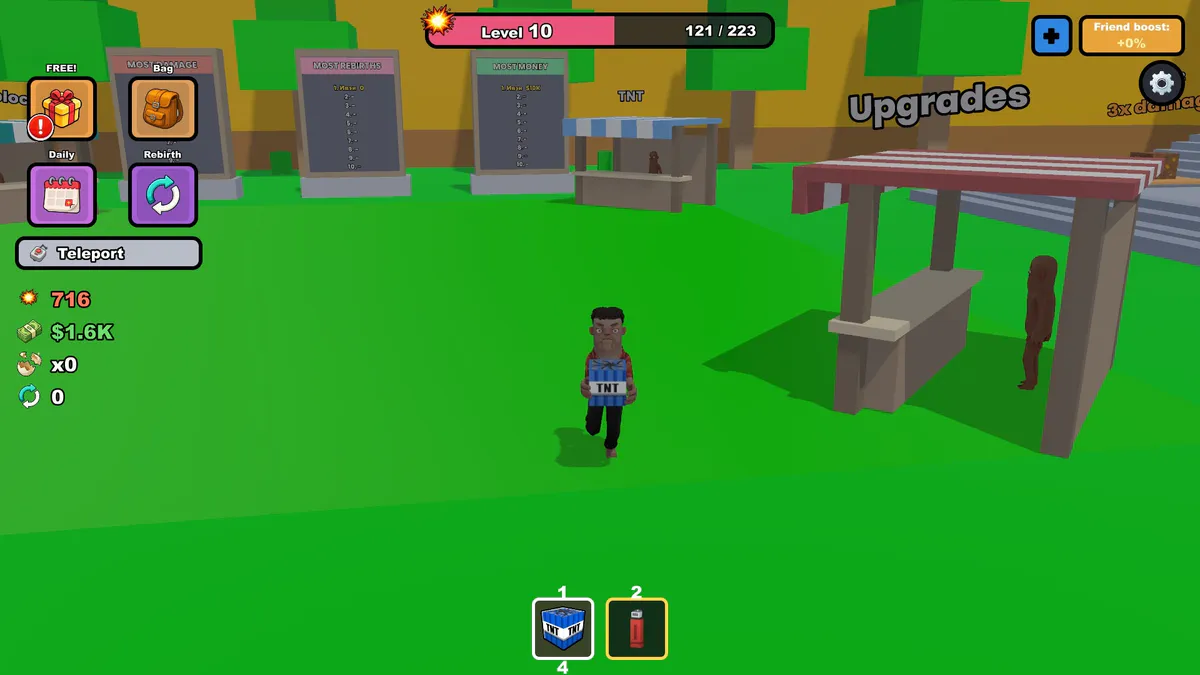 +1 TNT per Click