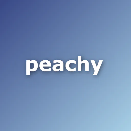 peachy logo