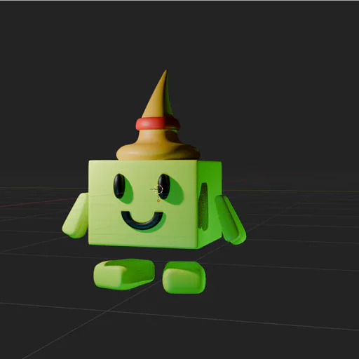 Blocky and the kid logo