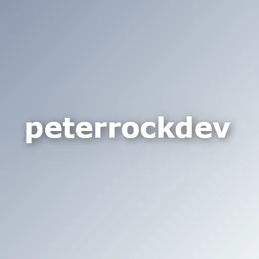 peterrockdev logo