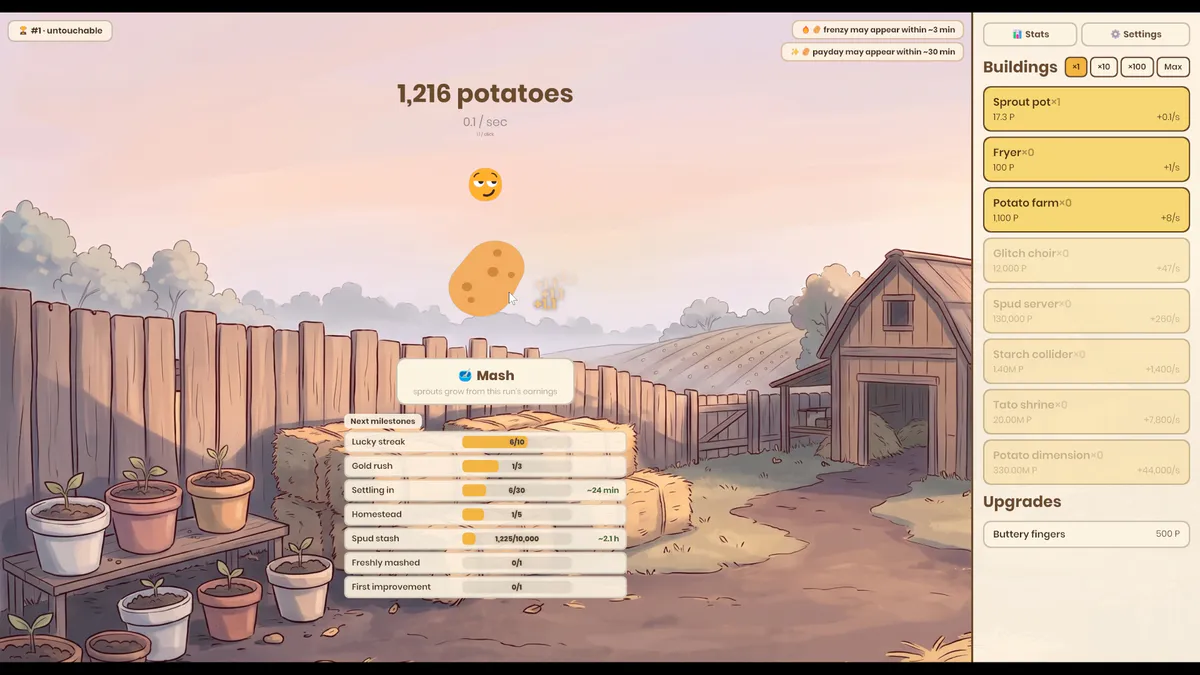 Hot Potato - Achievement Farm