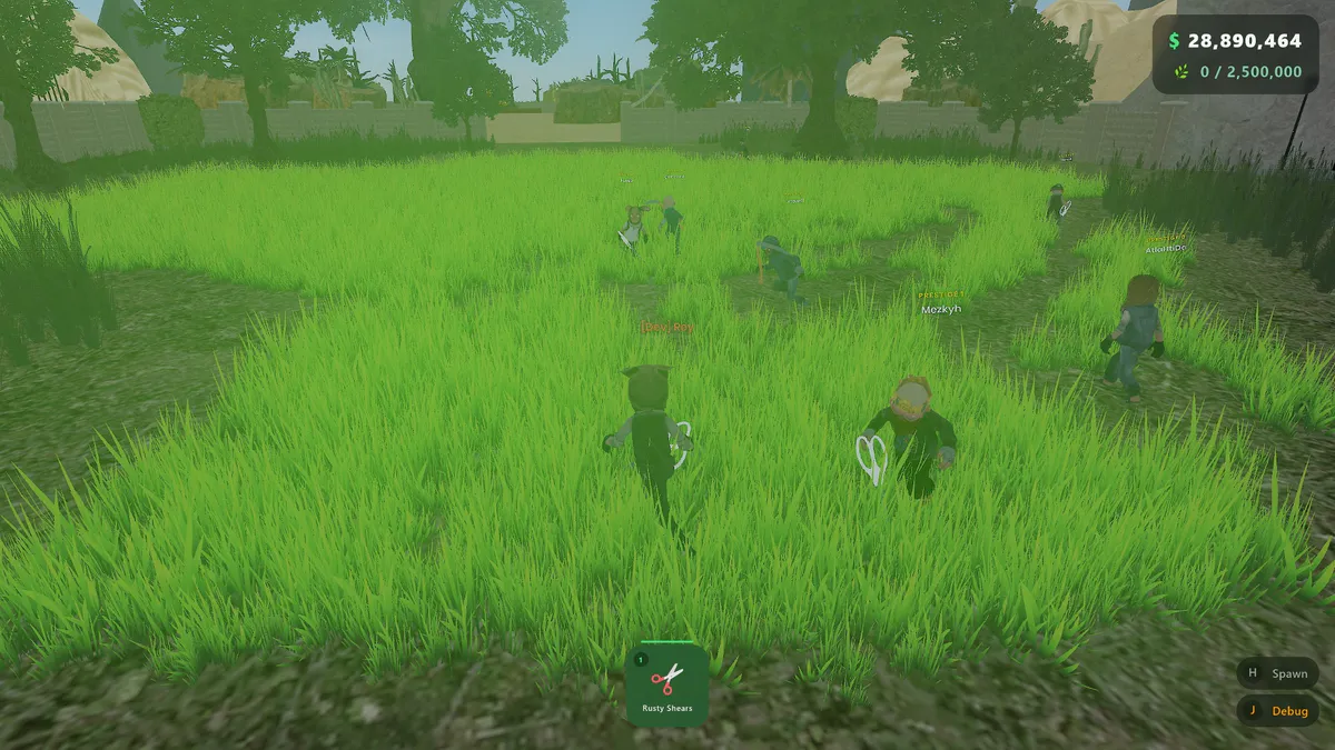 Mow the lawn