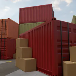 Stylized Container Yard Arena thumbnail