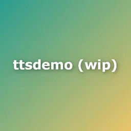 TTSDemo (wip) thumbnail