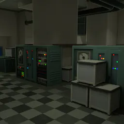 Stylized Server Room Arena thumbnail