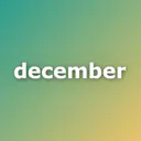december logo