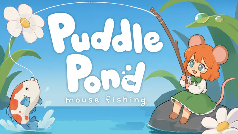 Миниатюра Puddle Pond: Mouse Fishing game